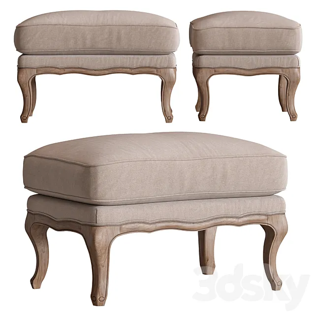 OTTOMANA NITRO OTTOMAN 3D Model OTTOMANA NITRO OTTOMAN 3D Model