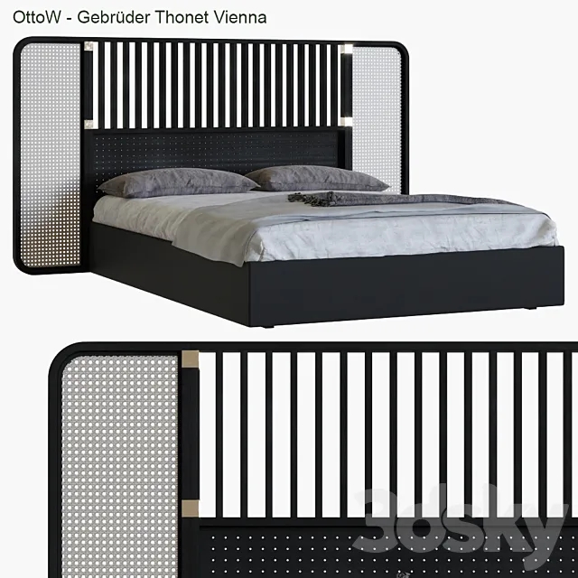 OttoW by Gebrüder Thonet Vienna 3DModel OttoW by Gebrüder Thonet Vienna 3DModel