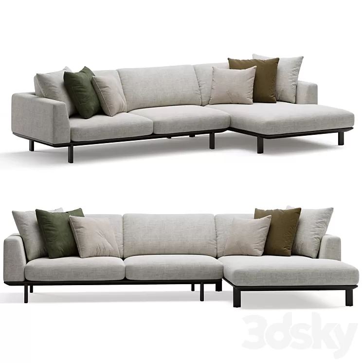 Otway Modular Sofa by CoshLiving Kett 3D Model Free Download
