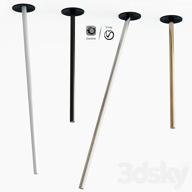 Oty Magic Ceiling Suspension Pendant Light 3D Model