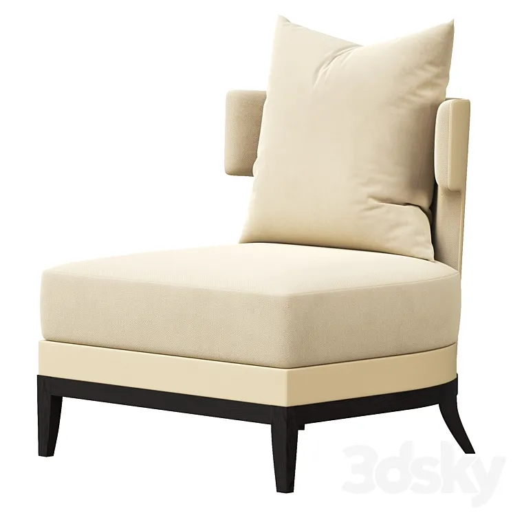 Our GOODWIN luxury armchair 3D Model Free Download