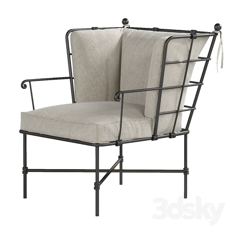 out door chair 3D Model Free Download