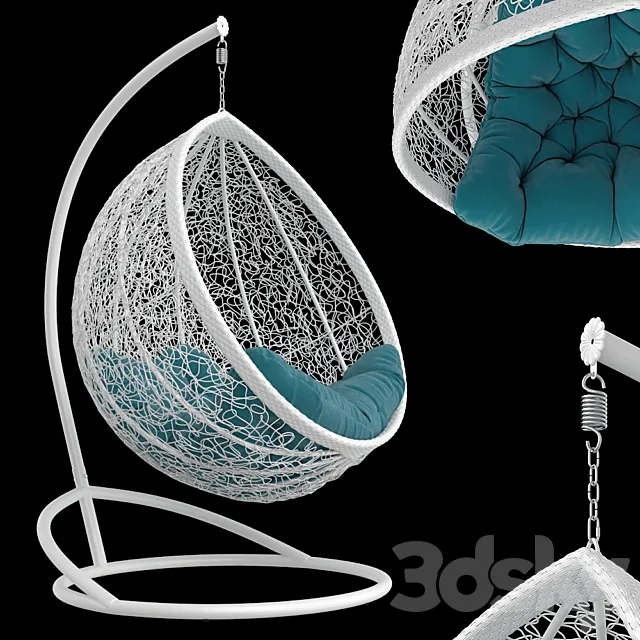 Outboard chair Vesta. 3D Model