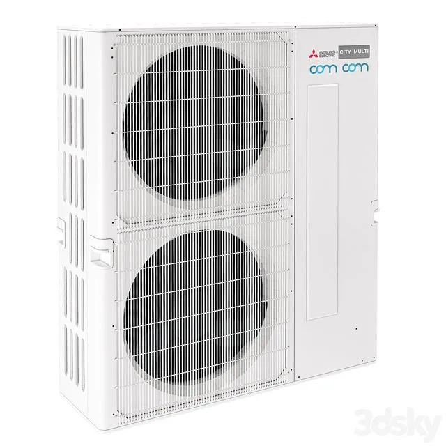 Outdoor air conditioner unit 3D Model