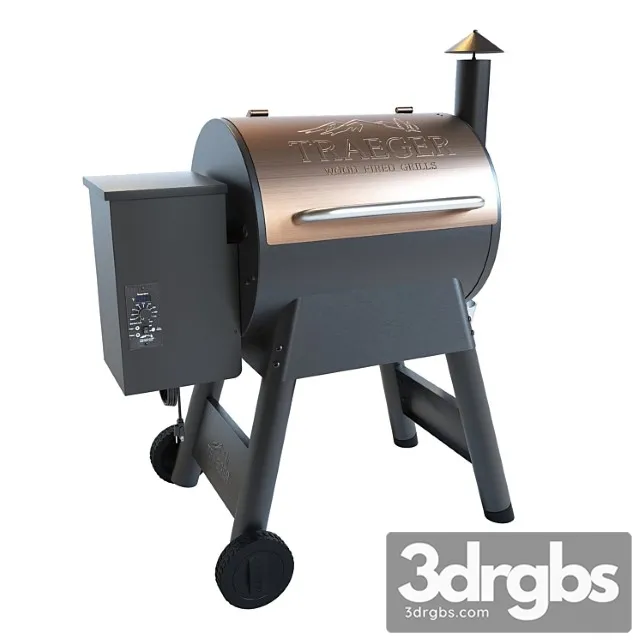 Outdoor BBQ Grill Traeger Pro Series 22 3D Model Download Outdoor BBQ Grill Traeger Pro Series 22 3D Model Download