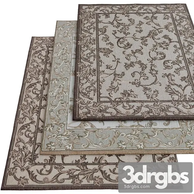 Outdoor Botanical Beige 3D Model Download