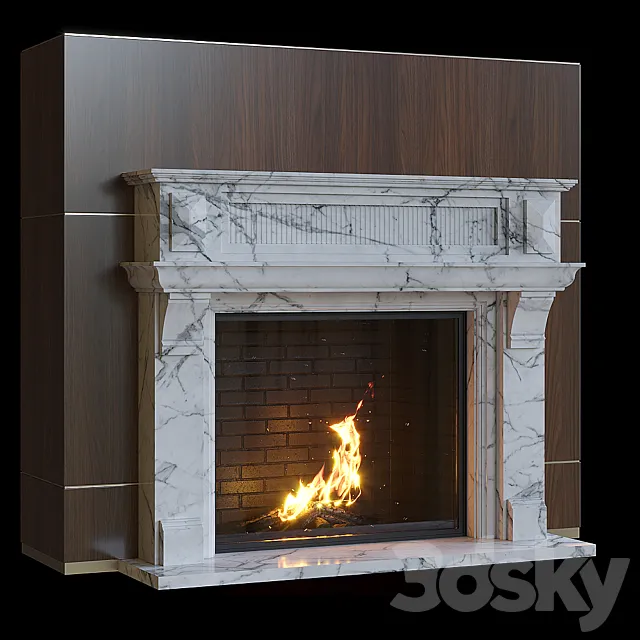 Outdoor fireplace 3DModel