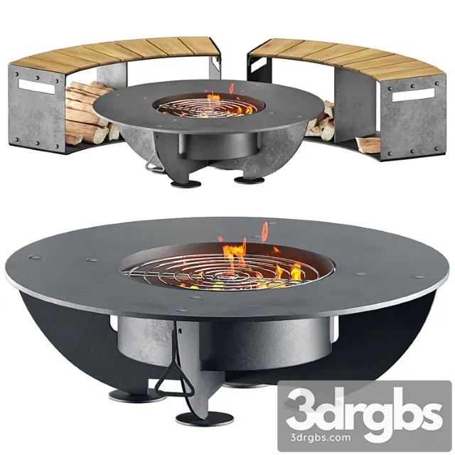 Outdoor fireplace 5 3D Model Download Outdoor fireplace 5 3D Model Download