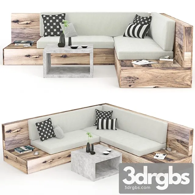 Outdoor furniture 2 3D Model Download