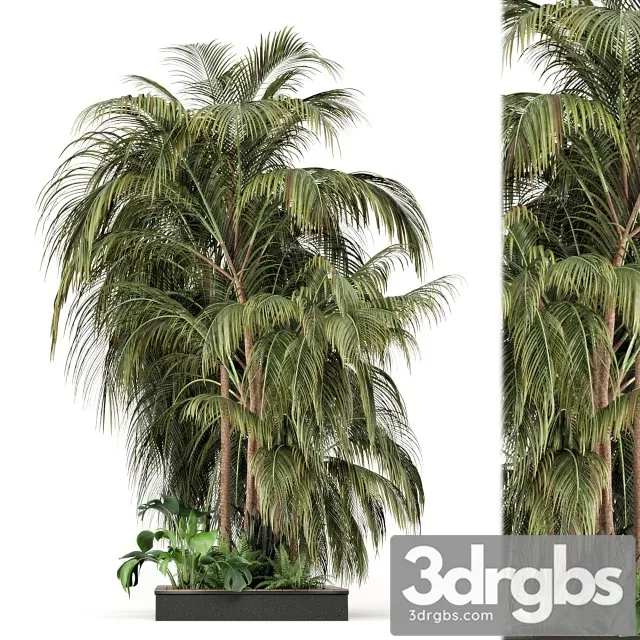 Outdoor Garden Set 126 3D Model Download