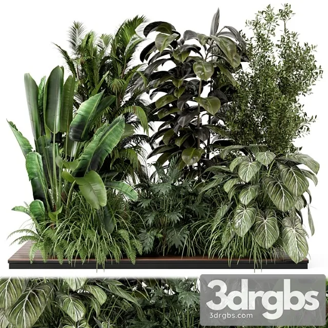 Outdoor garden set bush and tree – garden set 999