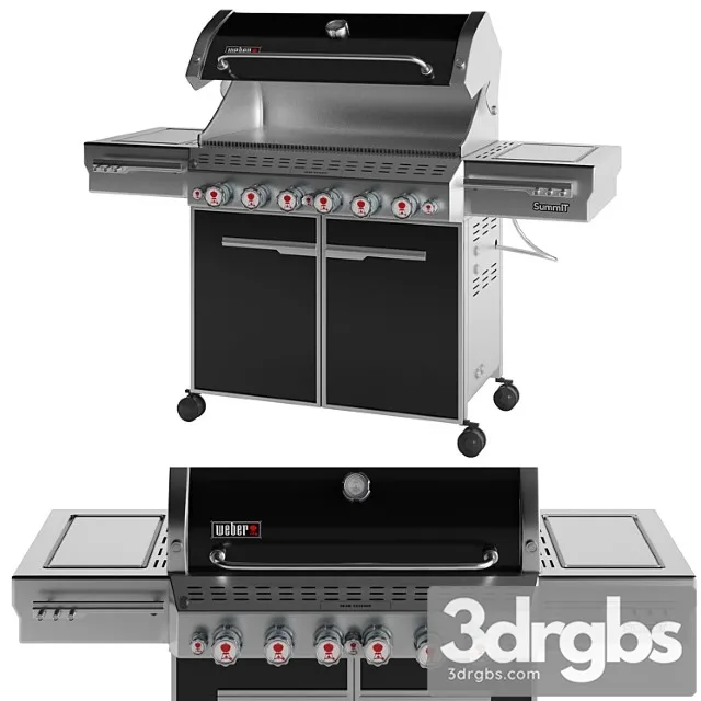 Outdoor gas grill 3D Model Download Outdoor gas grill 3D Model Download