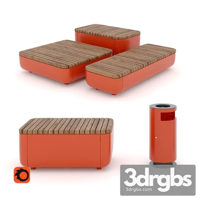 Outdoor kit – stones by vestre 3D Model Download