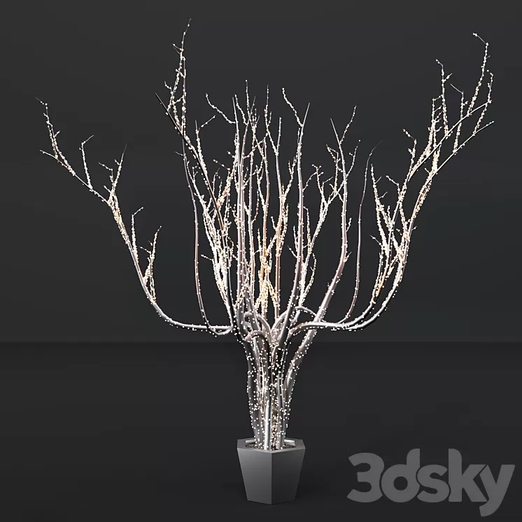 Outdoor lighting installation 3D model 3D Model
