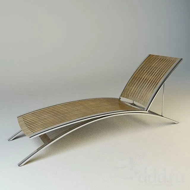 Outdoor lounge chair 3D Model