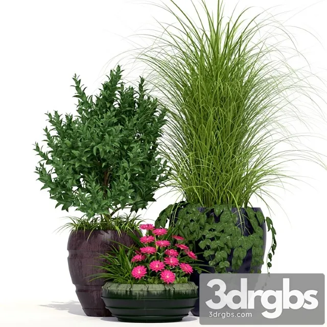 Outdoor Planters 1 3D Model Download