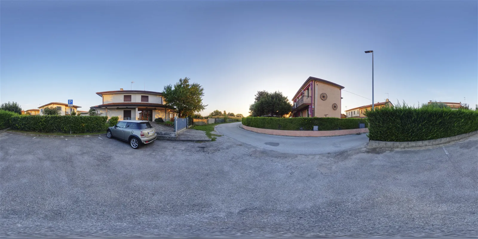 Suburban Parking Area