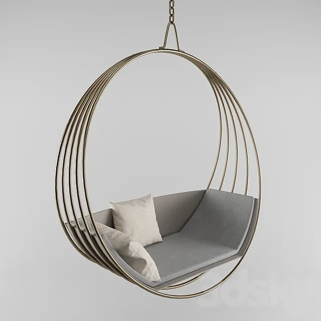 Outdoor Swing Chair 3D Model