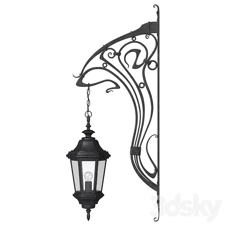 Outdoor wall light 3D Model