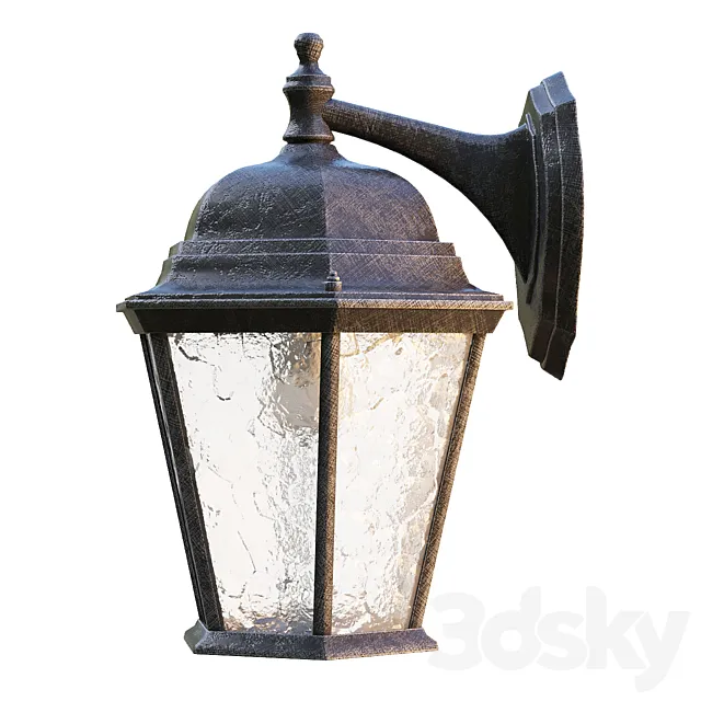 Outdoor Wall Light Arte Lamp Genova 3D Model