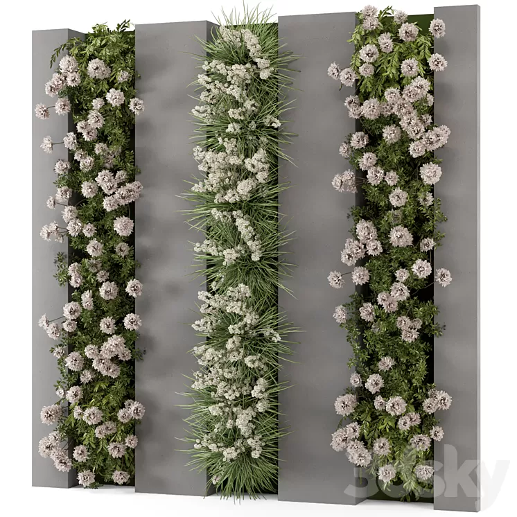 Outdoor Wall Vertical Garden Set – Set 1082 3D Model Free Download Outdoor Wall Vertical Garden Set – Set 1082 3D Model Free Download