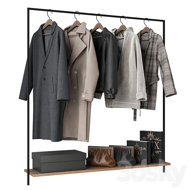 Outerwear for the hallway \ Coat 3D Model Outerwear for the hallway \ Coat 3D Model