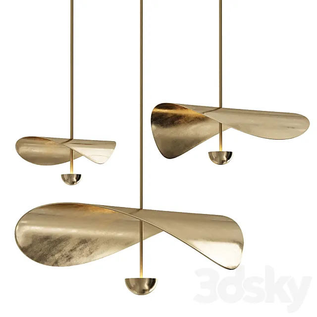 Ovature Bonnie Single Pendant Lamp 3D Model Ovature Bonnie Single Pendant Lamp 3D Model