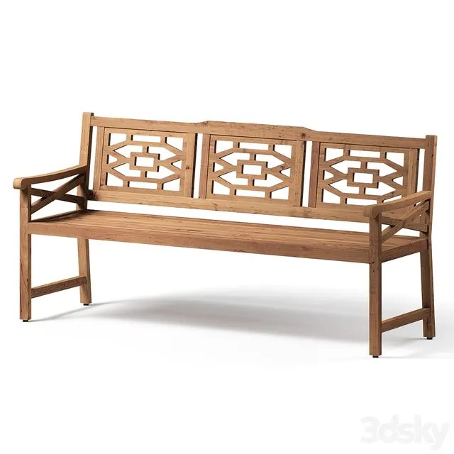 OVE Malay Bench 72 3D Model OVE Malay Bench 72 3D Model