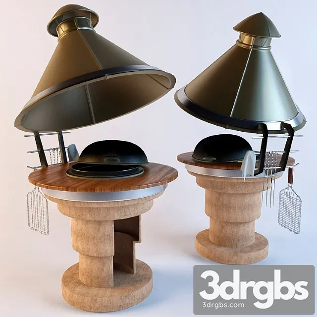 Oven Barbecue Palazzetti Bahama 3D Model Download Oven Barbecue Palazzetti Bahama 3D Model Download