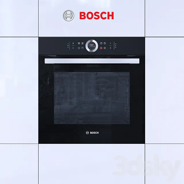 Oven BOSCH HBG633BB1 Serie 8 3D Model