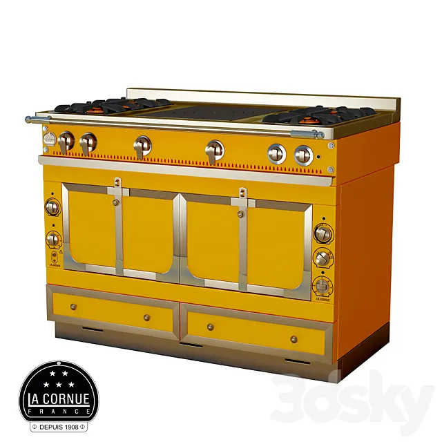 Oven La Cornue 120 sm 3DModel