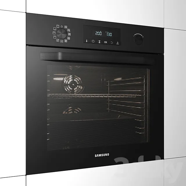 Oven SAMSUNG NV70K2340RB 3D Model