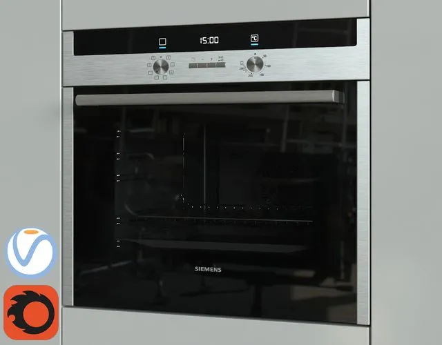 Oven Siemens HB23GB540 3D Model