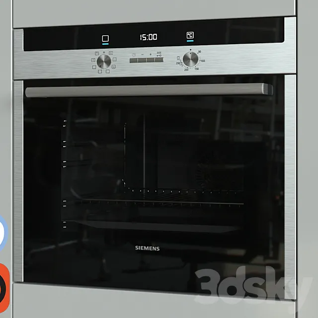 Oven Siemens HB23GB540 3DModel