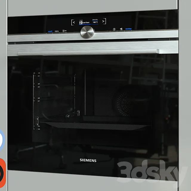Oven Siemens HM633GNS1 3DModel