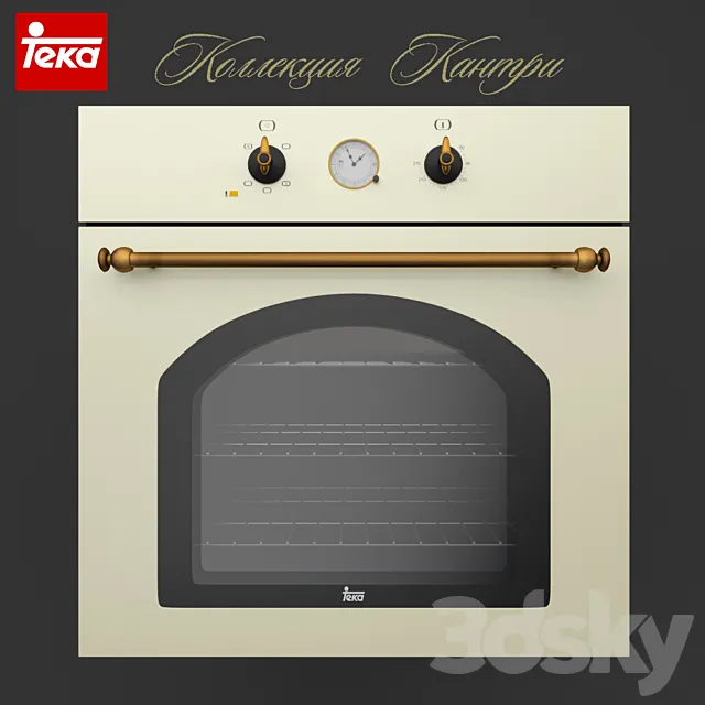 Oven Teka “Country” 3D Model
