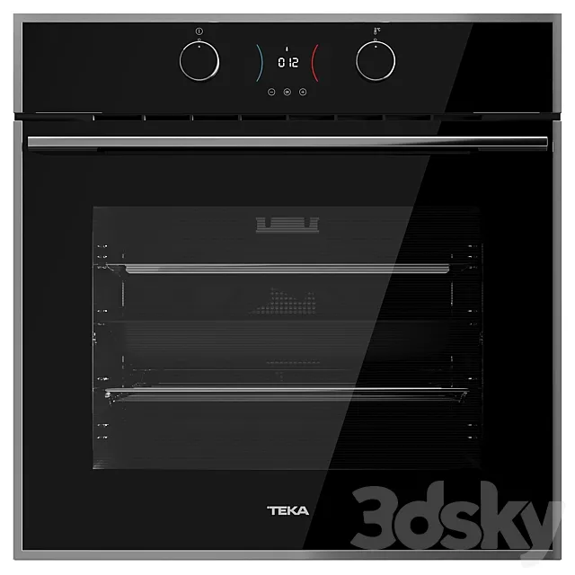 Oven TEKA HLB 840P BLACK-SS 3D Model Oven TEKA HLB 840P BLACK-SS 3D Model