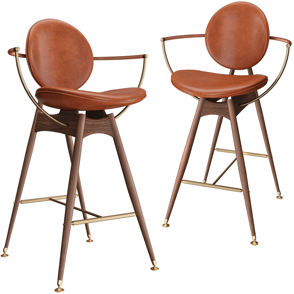 Overgaard & Dyrman – Bar chair Circle 3D Model