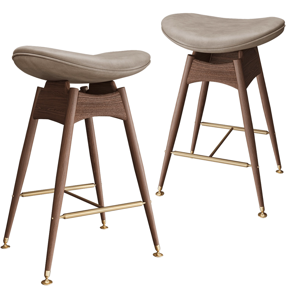 Overgaard & Dyrman – Barstool Circle 3D Model