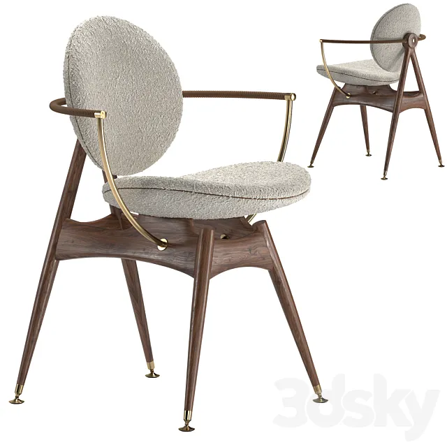 Overgaard & Dyrman – Circle dining chair 3D Model Overgaard & Dyrman – Circle dining chair 3D Model