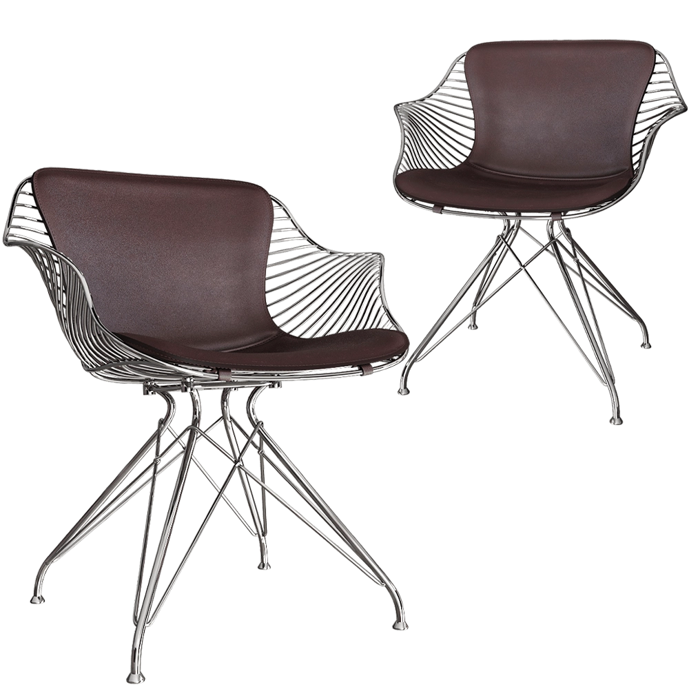 Overgaard & Dyrman – Lounge chair Wire 3D Model Overgaard & Dyrman – Lounge chair Wire 3D Model