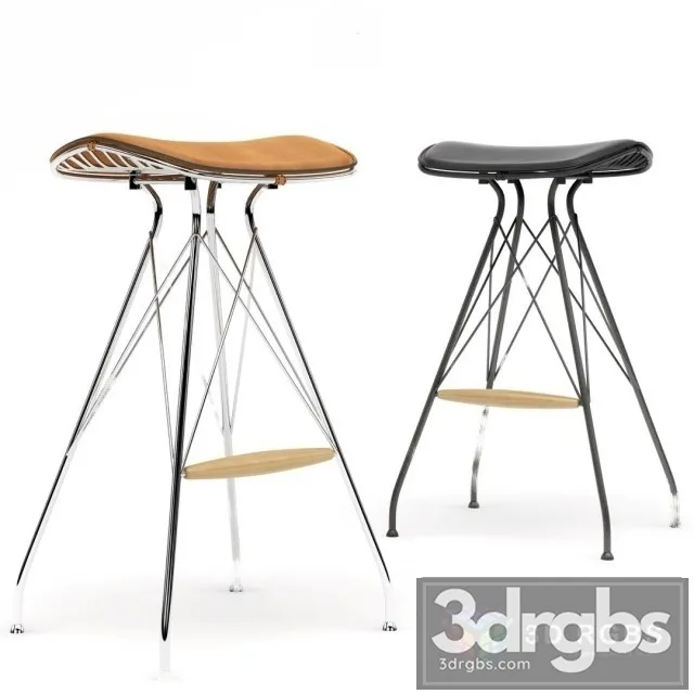 Overgaard Dyrman Wire Bar Stool 3D Model Download Overgaard Dyrman Wire Bar Stool 3D Model Download