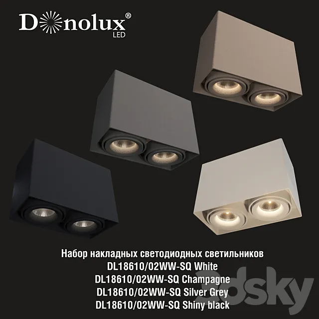 Overhead lights DL18610 _ 02 3D Model