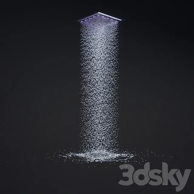 Overhead shower 3D Model