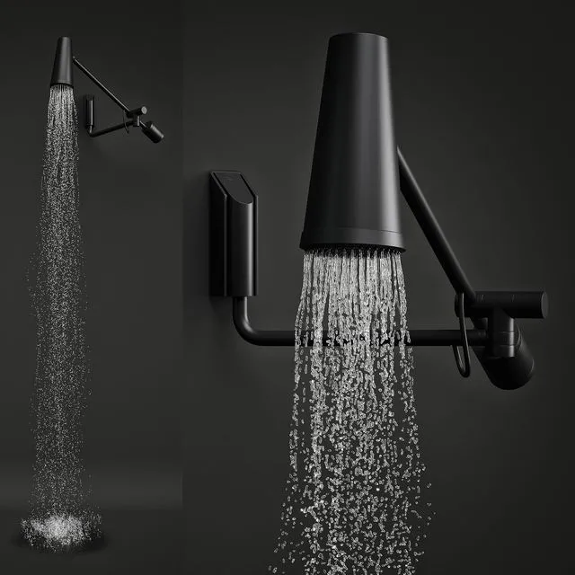 Overhead shower Zucchetti Closer 3D Model