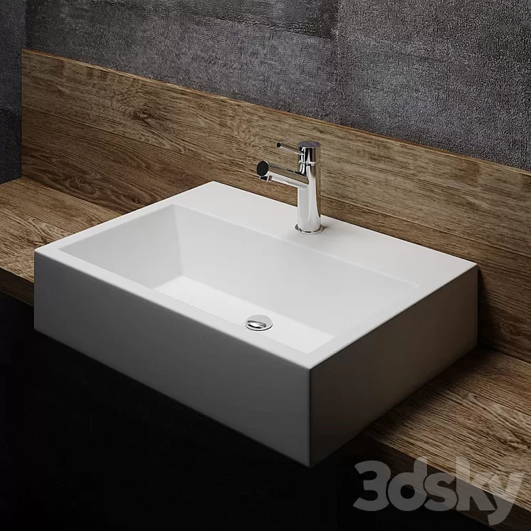 Overhead sinks Hidra Loft 3D Model