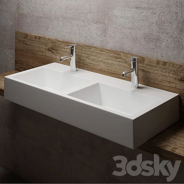Overhead sinks Hidra Loft 3DModel Overhead sinks Hidra Loft 3DModel