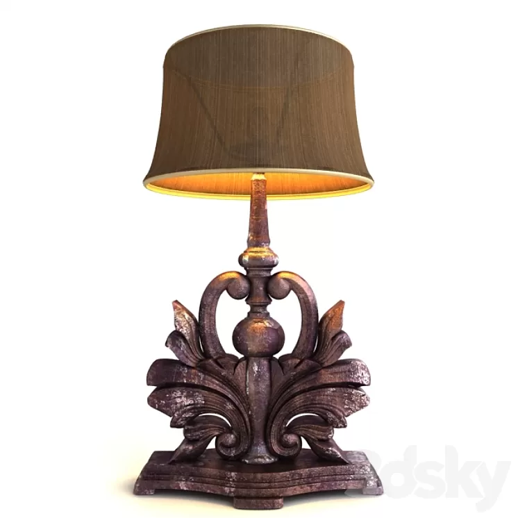 Owen Table Lamp 3D Model Owen Table Lamp 3D Model