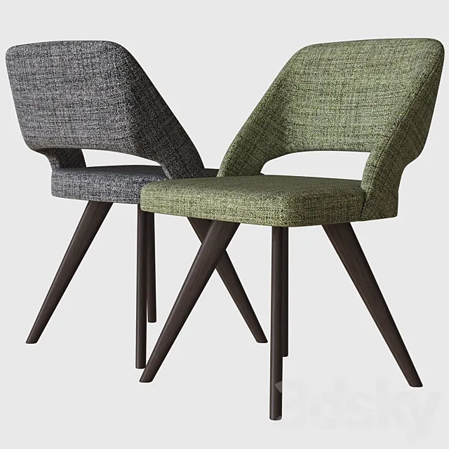 owens chair minotti 3D Model owens chair minotti 3D Model