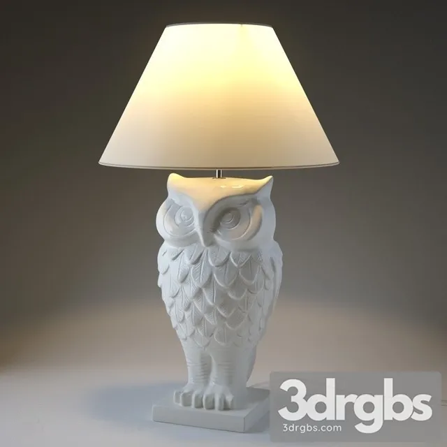 Owl Table lamp 2 3D Model Download Owl Table lamp 2 3D Model Download
